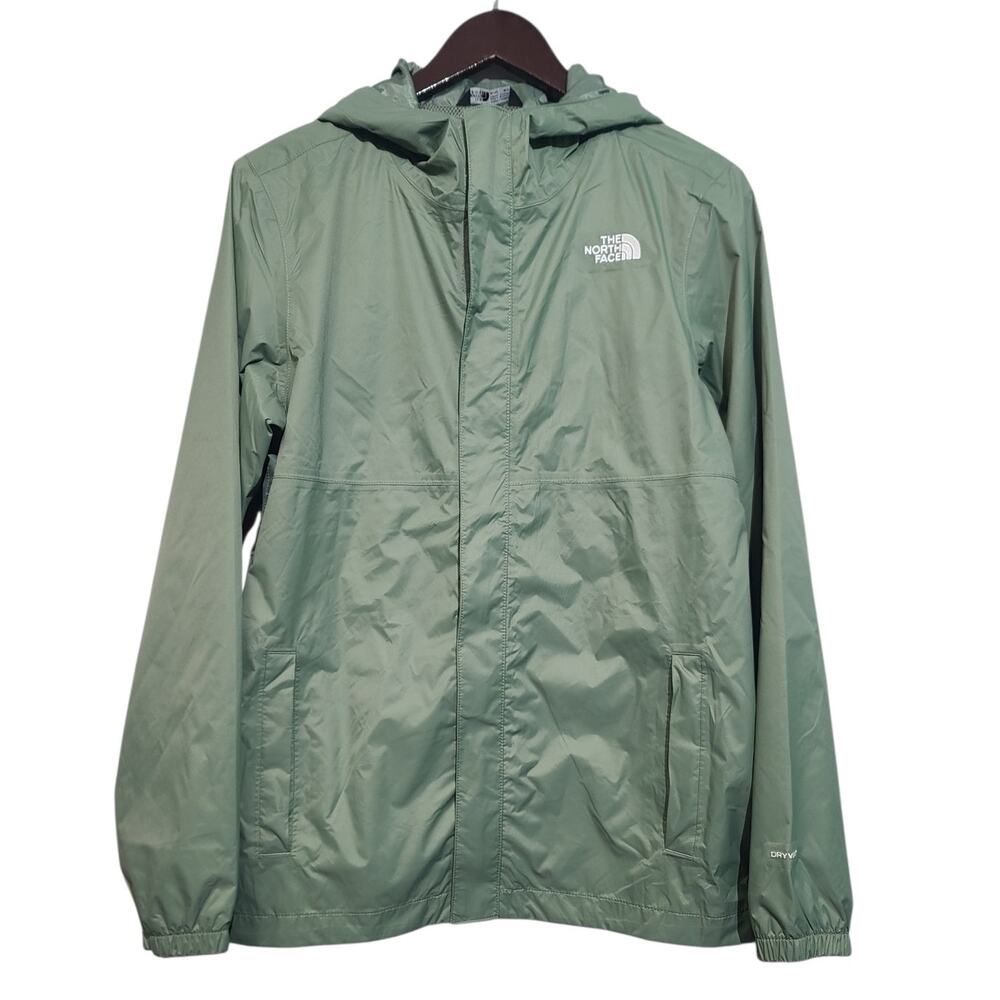 The North Face Youth Jamie Shell Rain Jacket Green XL 18/2
